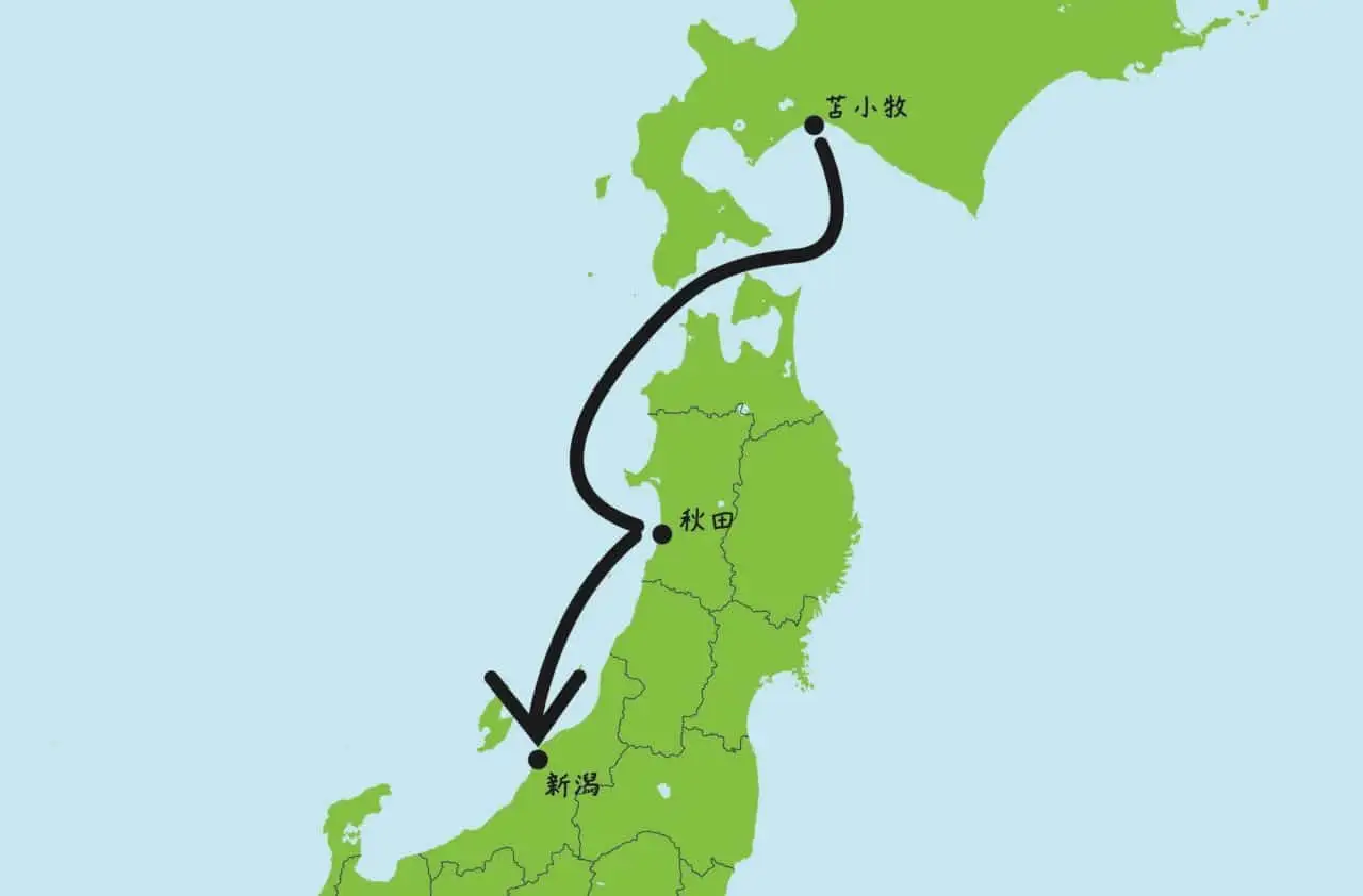 「北海道と新潟を繋ぐ新日本海フェリー」のコンテンツイメージ