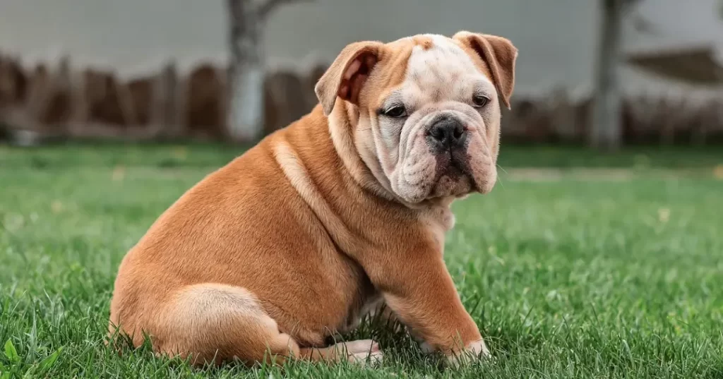 イングリッシュブルドッグの子犬