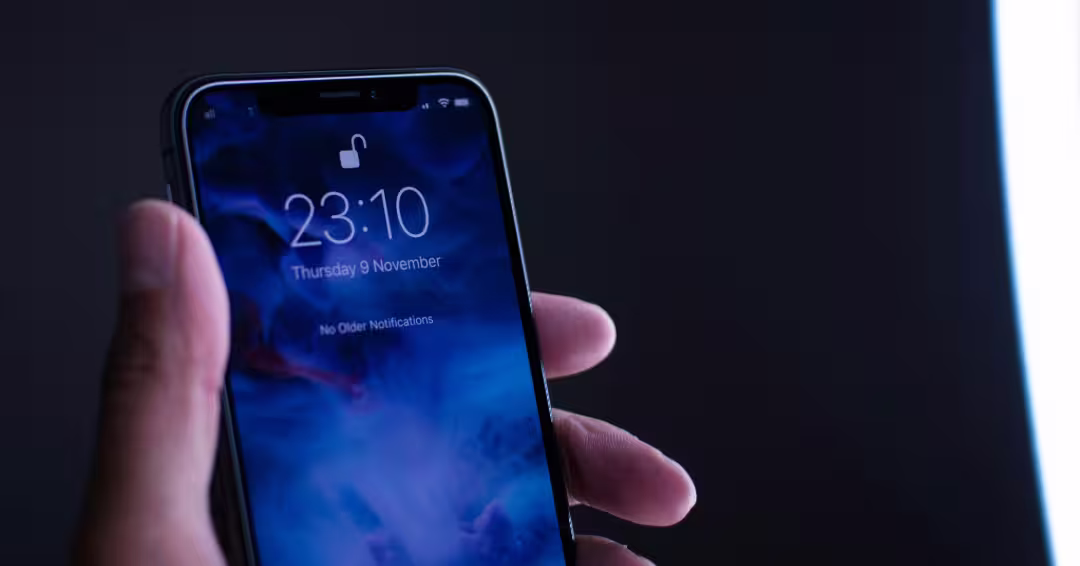 スマートフォンの画面
