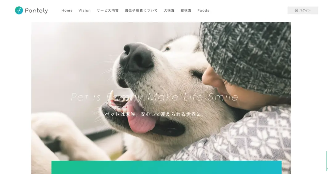 pontalyのホームページ