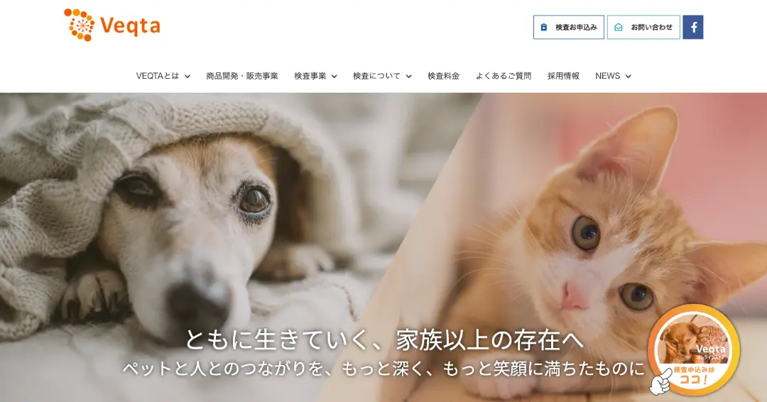 veqtaのホームページ